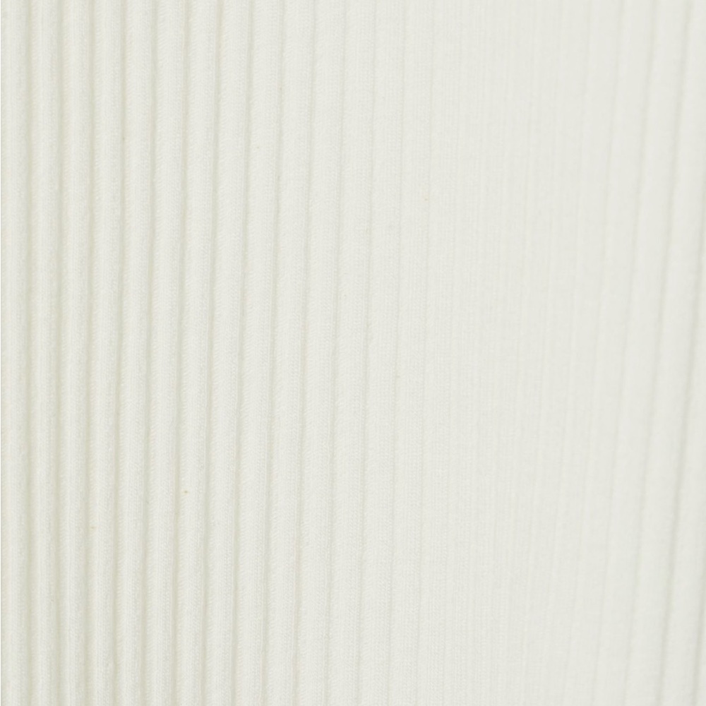 Puff-Sleeved Ribbed Top - Picture 2 of 2
